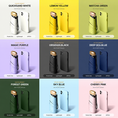 Dual-Purpose Portable Capsule Umbrella