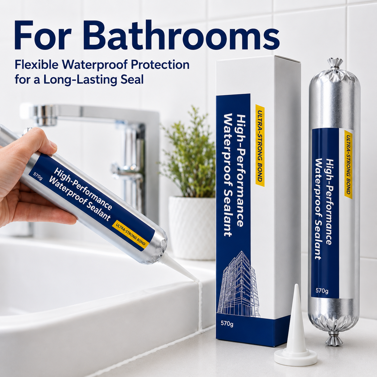 🚨 TODAY ONLY 50% OFF 💦 Stop Leaks Fast with Flexible Waterproof Sealant