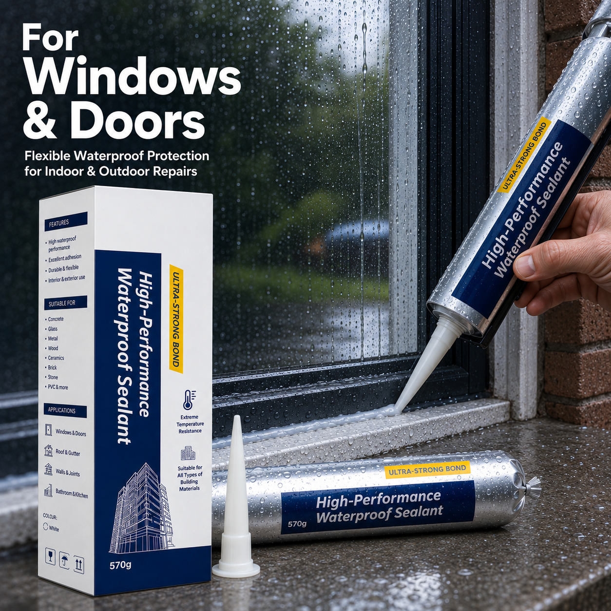 🚨 TODAY ONLY 50% OFF 💦 Stop Leaks Fast with Flexible Waterproof Sealant