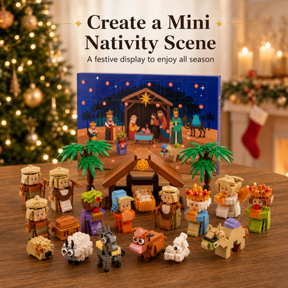 🎄 50% OFF Christmas Building Block Advent Calendar – 24 Days of Festive Surprises 🎁