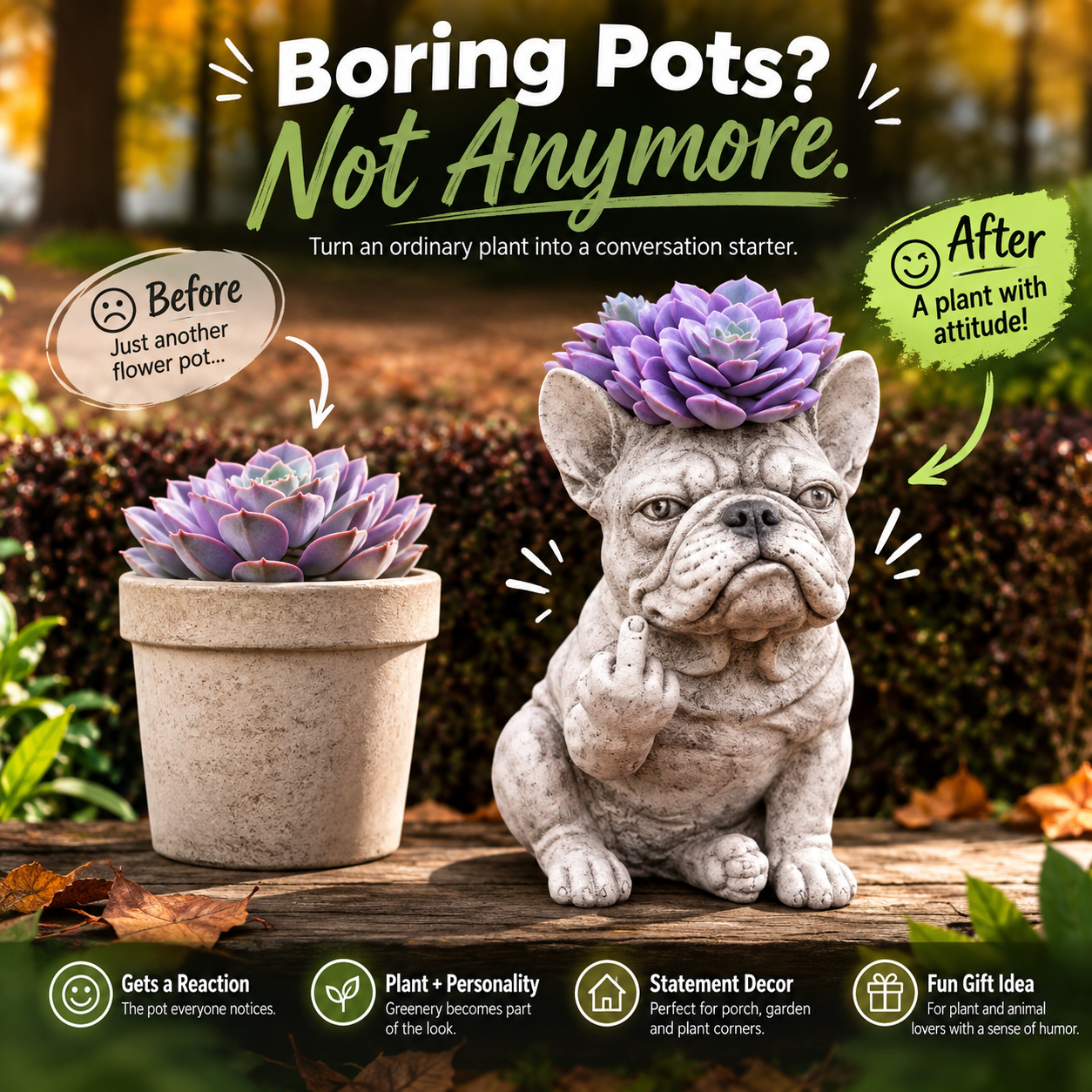 😂 Limited Time 50% OFF! Cheeky Animal Planter – The Funniest Home Decor Gift 🌱