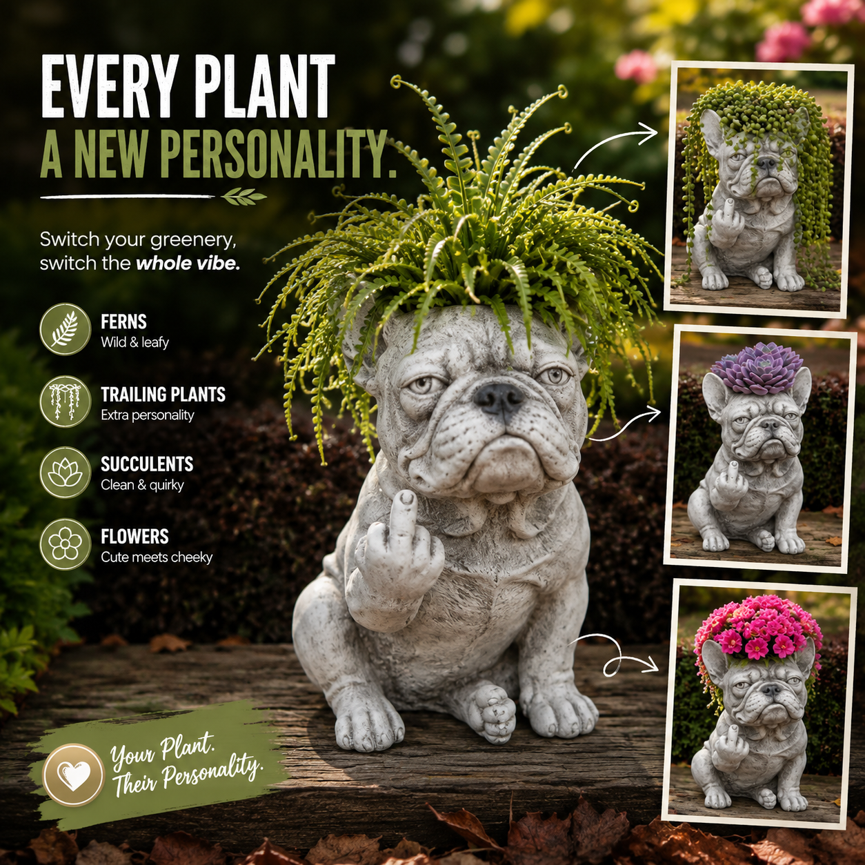 😂 Limited Time 50% OFF! Cheeky Animal Planter – The Funniest Home Decor Gift 🌱