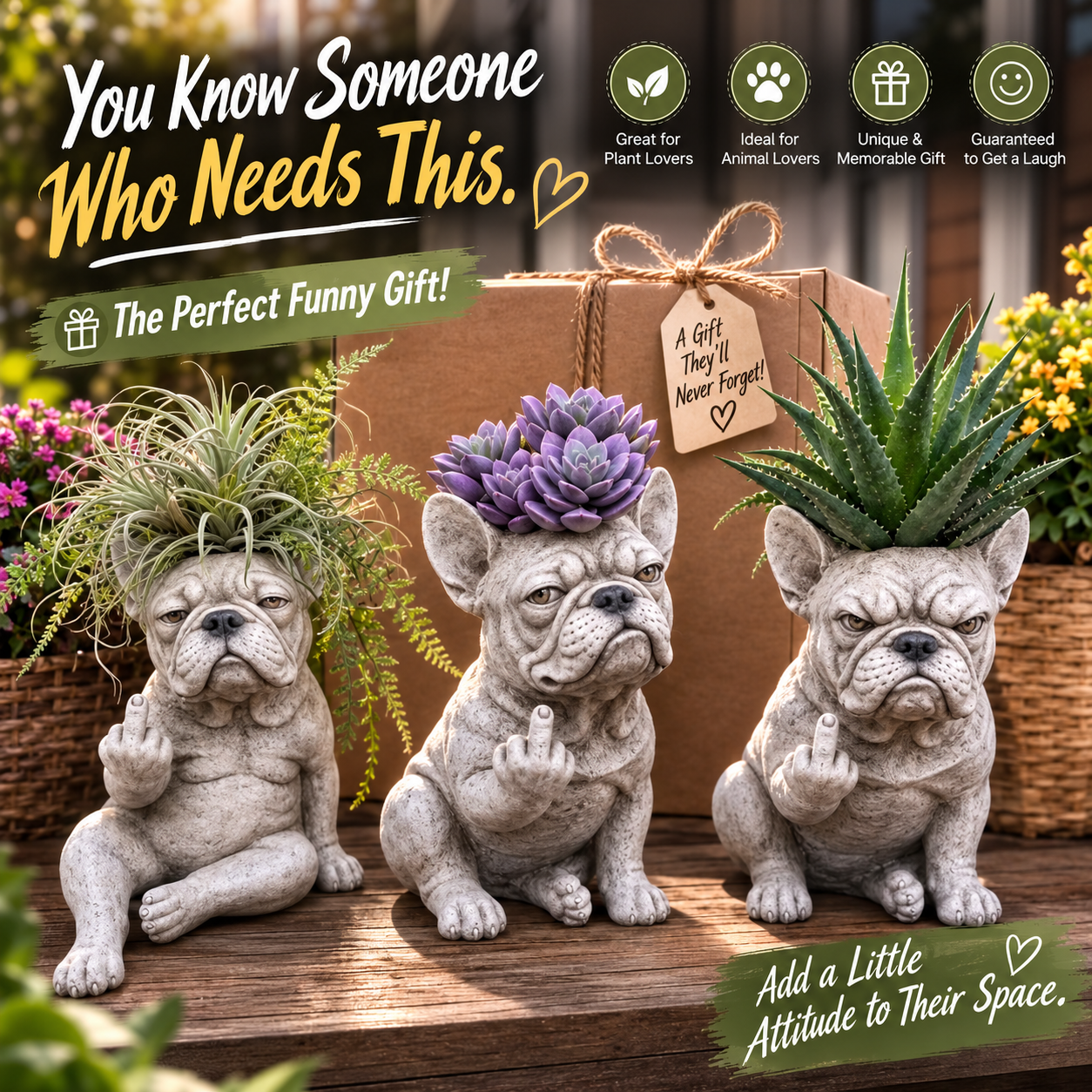 😂 Limited Time 50% OFF! Cheeky Animal Planter – The Funniest Home Decor Gift 🌱