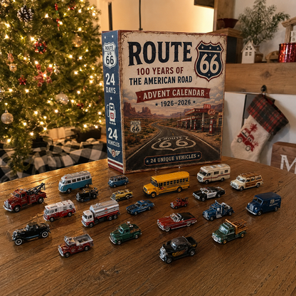 🎄 50% OFF 24-Day Classic Car Advent Calendar 🚗 24 Mini Vehicles to Collect