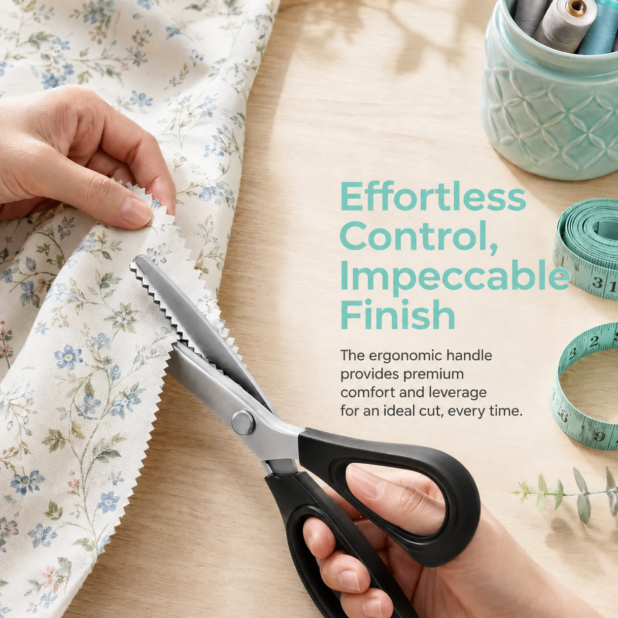 ✂️ 50% OFF Stainless Steel Zig Zag Scissors 🔥 Clean Decorative Cuts for DIY Crafts