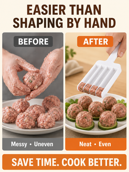 🥟 50% OFF Dumpling & Meatball Maker ✨ Quick, Easy Food Shaping in Seconds