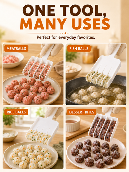 🥟 50% OFF Dumpling & Meatball Maker ✨ Quick, Easy Food Shaping in Seconds