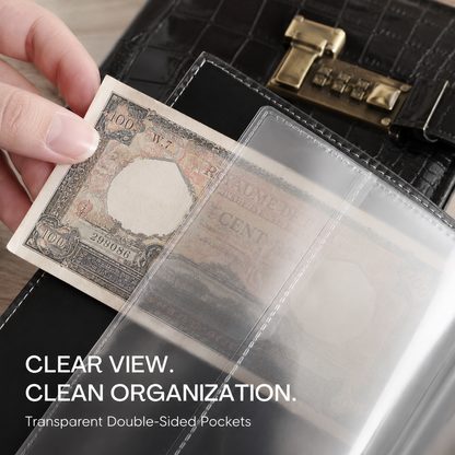 🔥 50% OFF Password-Lock Currency Binder 💵 Holds Up to 100 Banknotes