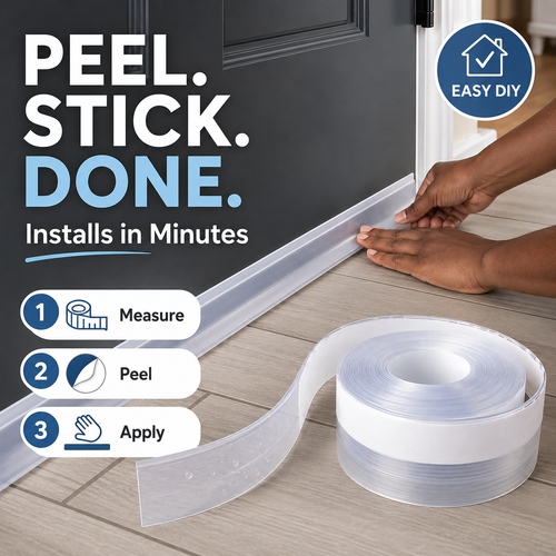 🔥50% OFF🛡️Universal Door Gap Seal Tape – Draft, Dust & Bug Blocker