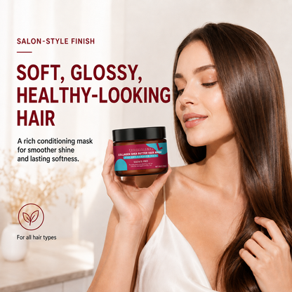 🔥 49% OFF Collagen Shea Butter Hair Mask ✨ Deep Moisture & Frizz Care