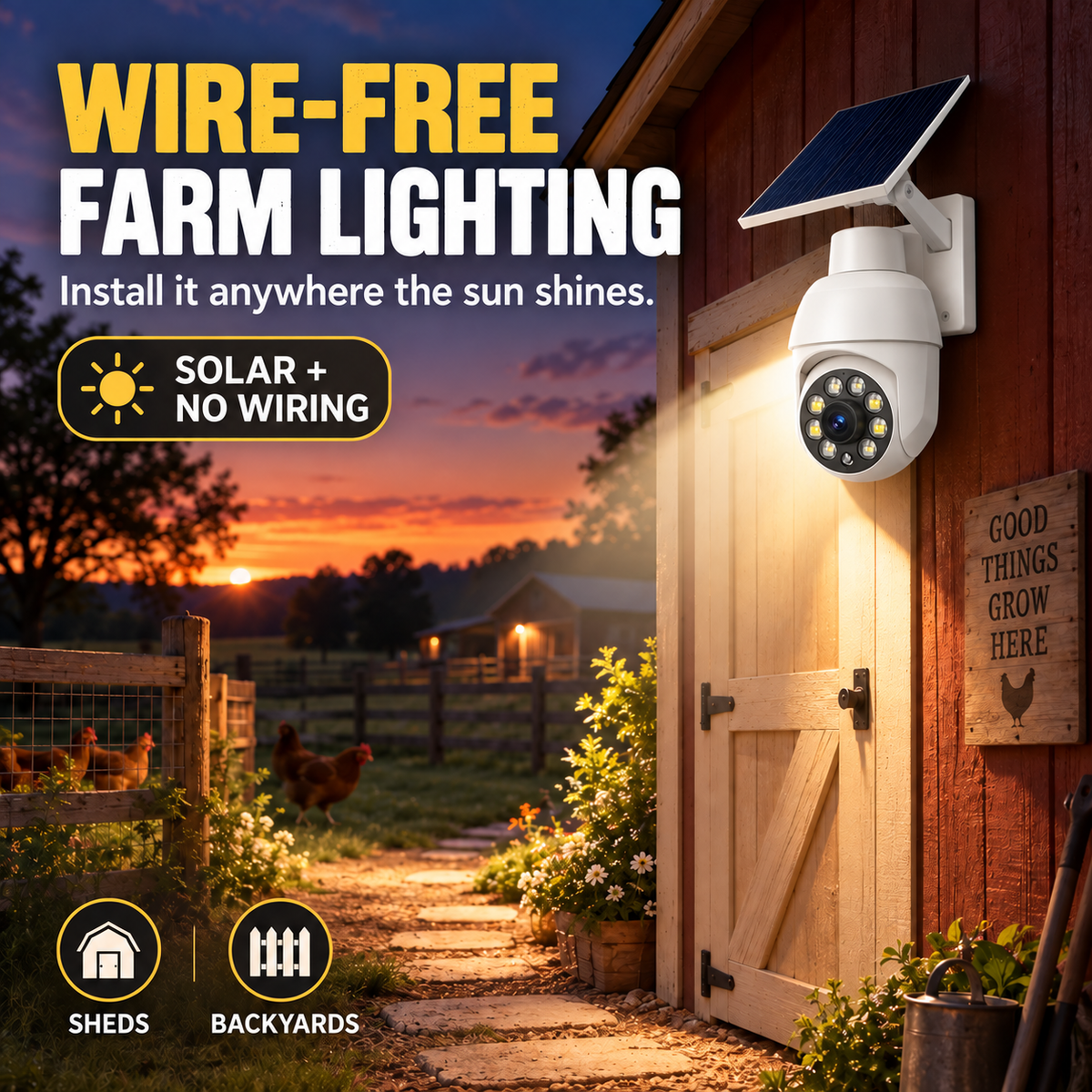 ⏰Hot Sale 50% OFF🔥🔥 - Solar-Powered Simulated Surveillance Camera Street Light