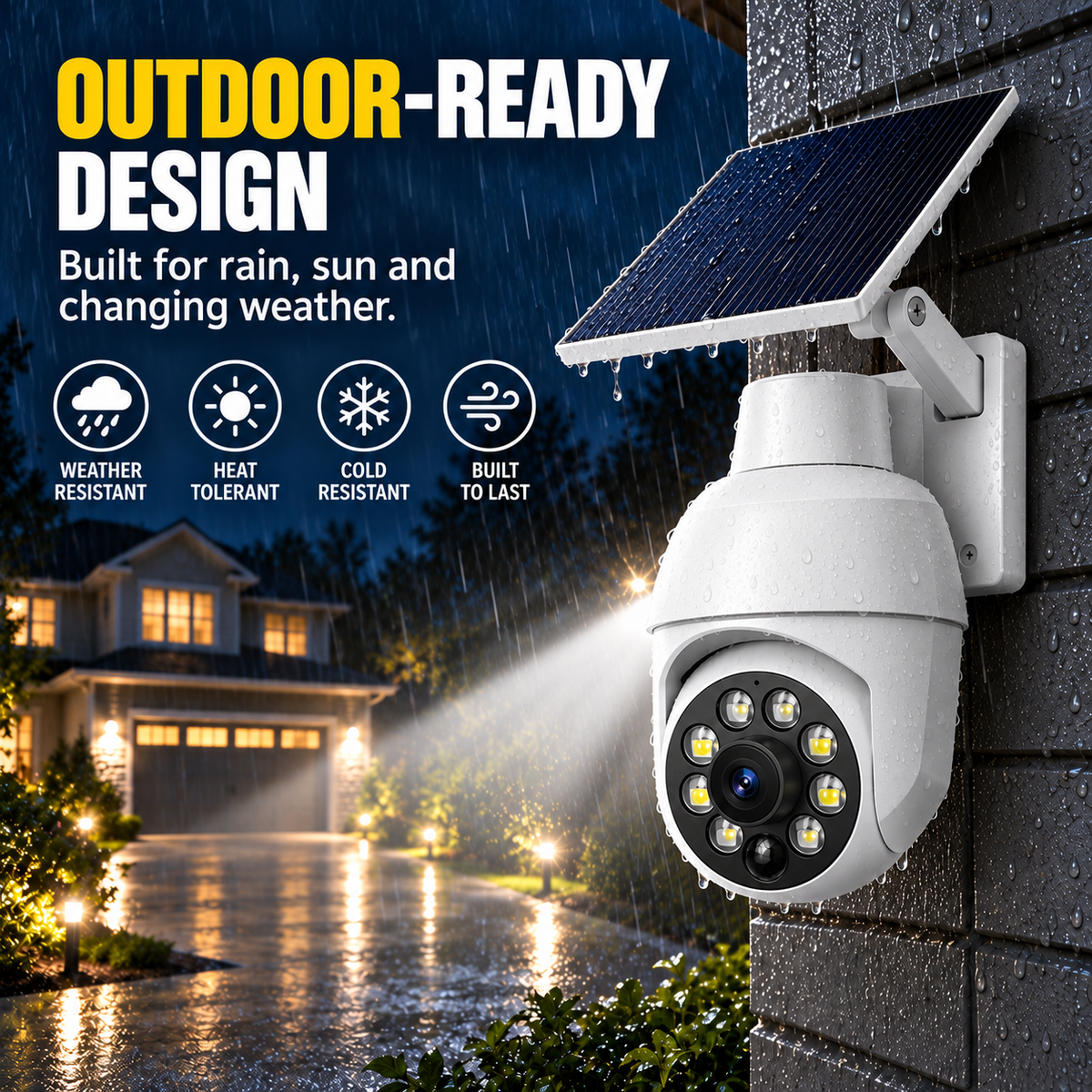 ⏰Hot Sale 50% OFF🔥🔥 - Solar-Powered Simulated Surveillance Camera Street Light