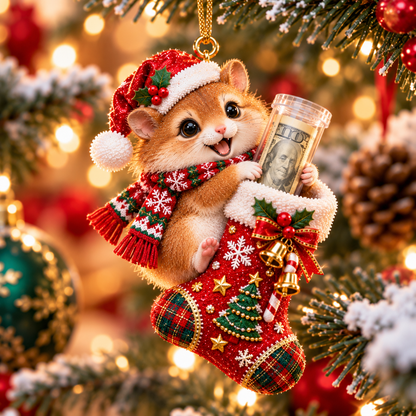 🎄💵 The Cutest Christmas Cash Gift | Animal Stocking Money Holder Ornament