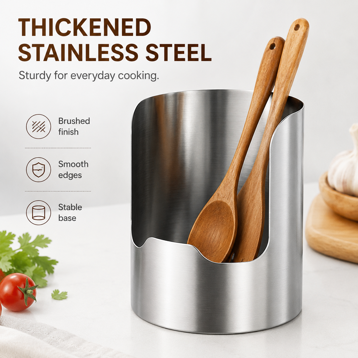🔥 50% OFF Kitchen Utensil Organizer 🥘 Store Spoons, Spatulas & Pot Lids in One Place