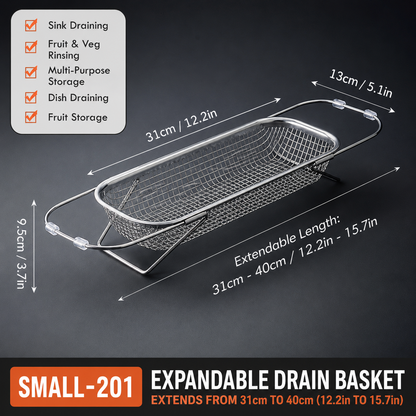 🔥50% OFF TODAY💦Adjustable Over-the-Sink Strainer Basket
