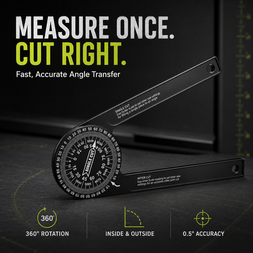 🔥 50% OFF – Measure Once, Cut Right with the Precision Angle Finder