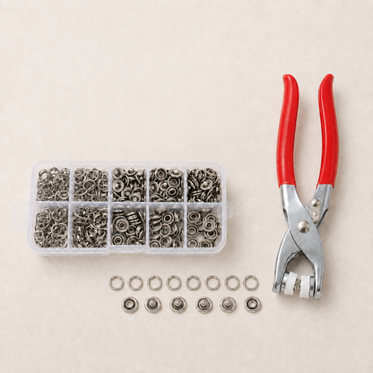 🎯 LIMITED-TIME SALE 🧰 Snap Fastener Pliers Kit — Easy Handheld Installation for Clothing, Bags & Crafts