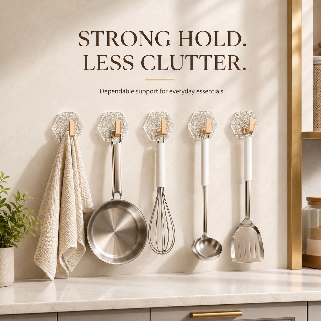 🔥 50% OFF | ✨Invisible Self-Adhesive Storage Hooks 🛠️ Clean, Drill-Free Organization