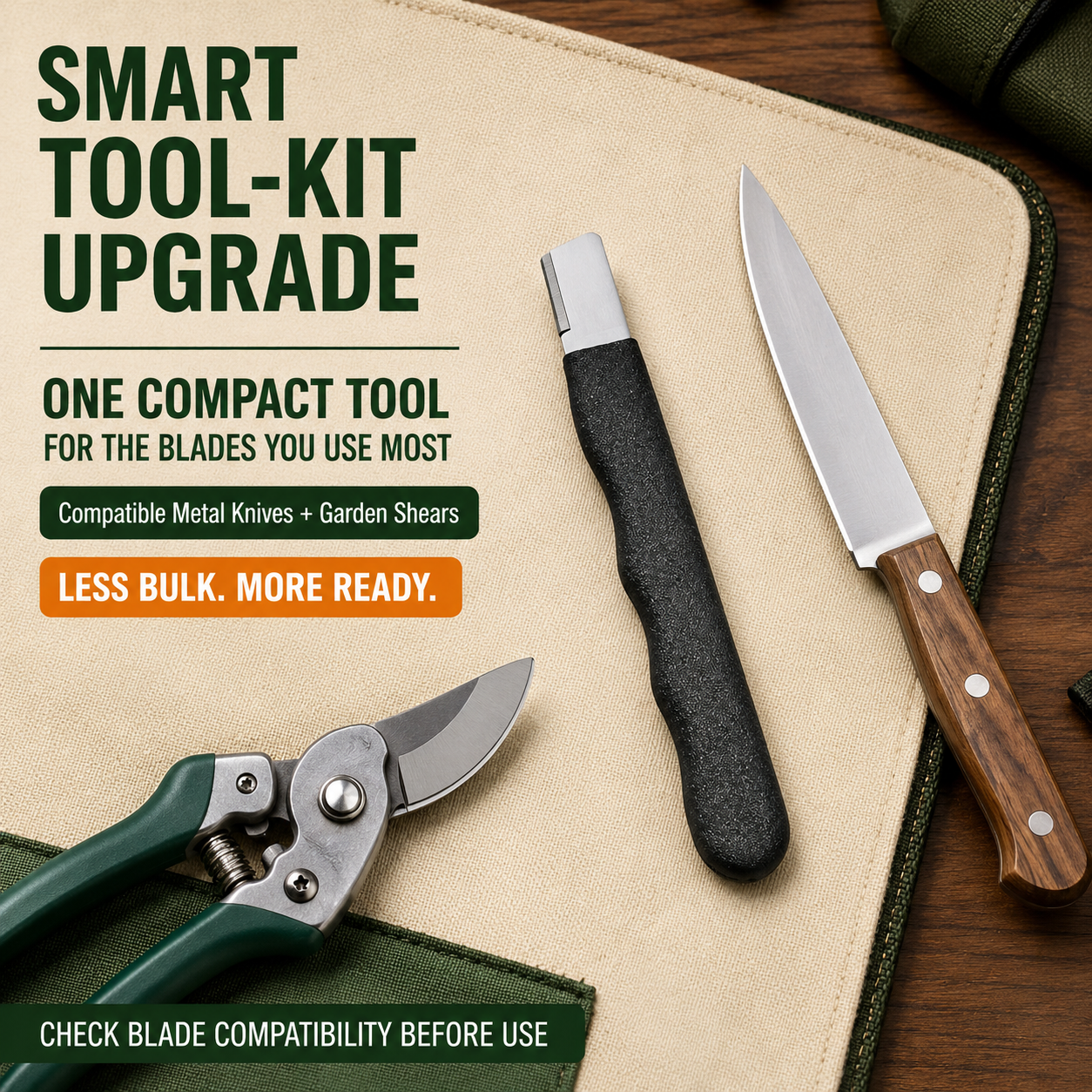 🏕️ 50% OFF Outdoor Knife Sharpener for Camping, Fishing & Gardening