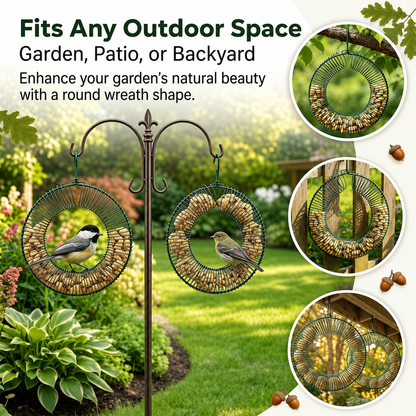 🔥 LAST DAY — 50% OFF Peanut Wreath Feeder 🐦🥜 Bring Wildlife Closer Today!