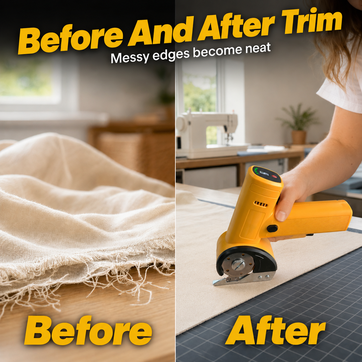✂️🔥 50% OFF Cordless Electric Rotary Cutter ⚡ Fast, Clean Cuts Made Easy