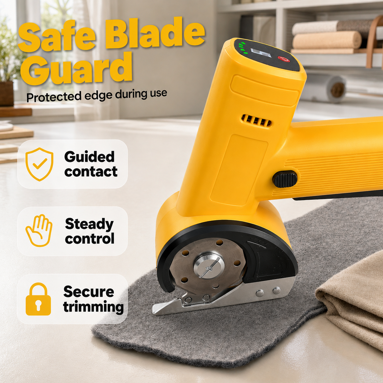 ✂️🔥 50% OFF Cordless Electric Rotary Cutter ⚡ Fast, Clean Cuts Made Easy