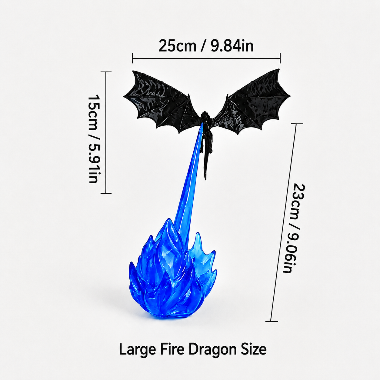 🔥 50% OFF Today 🐉 Dragon Flame Book Nook ✨ Fantasy Shelf Decor