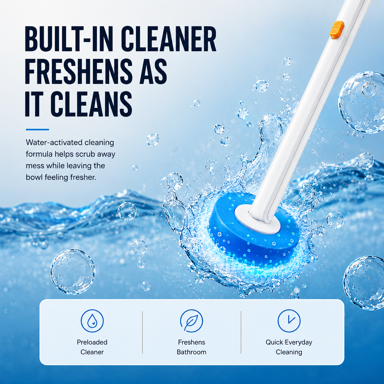 🚽✨ 50% OFF Wall-Mounted Disposable Toilet Brush 🧽 Fresh Head Every Clean