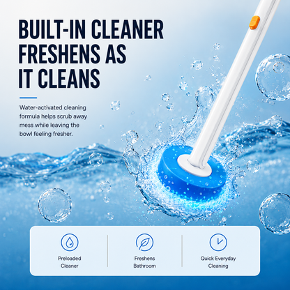 🚽✨ 50% OFF Wall-Mounted Disposable Toilet Brush 🧽 Fresh Head Every Clean