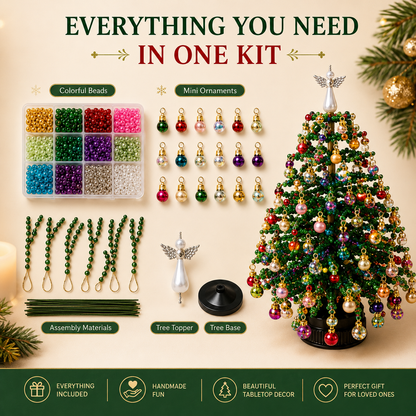 🌟 50% OFF Beaded Christmas Tree DIY Kit 🎄 Make Your Own Festive Keepsake This Holiday