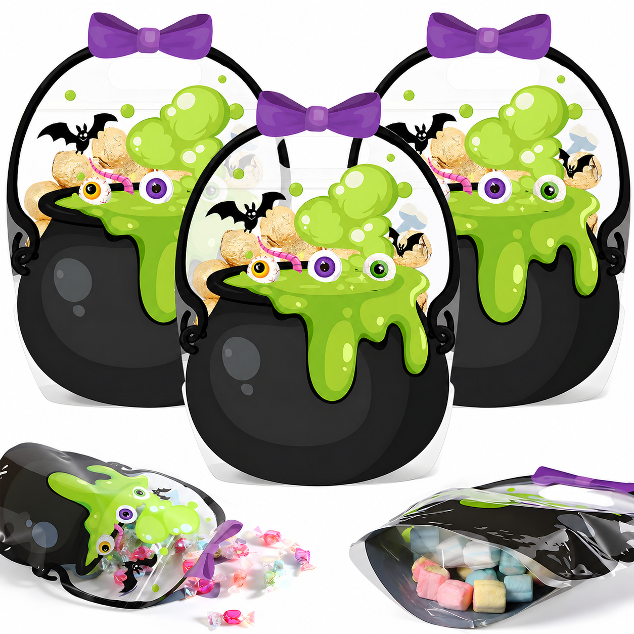 👻 Limited Time 50% OFF Halloween Candy Bag 🎃 Cute Pumpkin Treat Bag For Kids