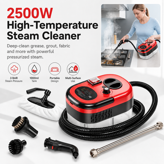 💨 Save 50% Today ✨ 3 BAR Portable Steam Cleaner for Tough Grime