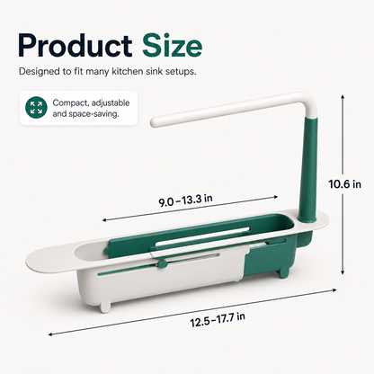 🔥 50% OFF Expandable Sink Organizer 🧽 Keep Your Sink Clean & Clutter-Free