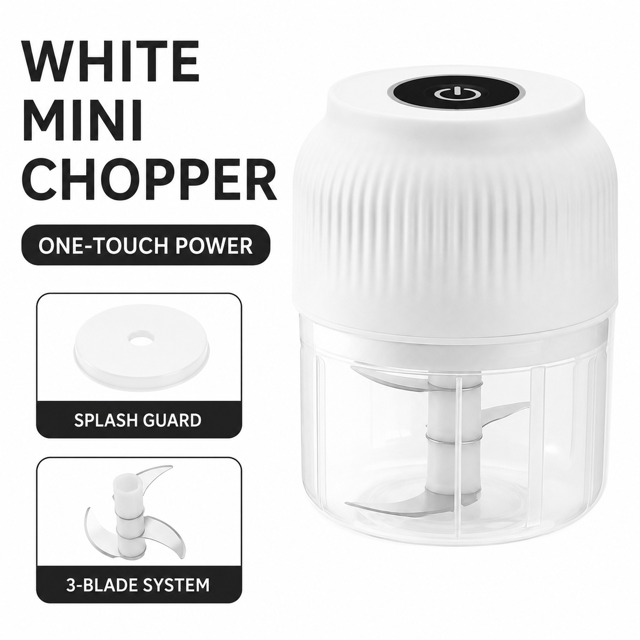 🔥 50% OFF Today! Mini Electric Food Chopper — Chop Fresh Ingredients In Seconds ⚡