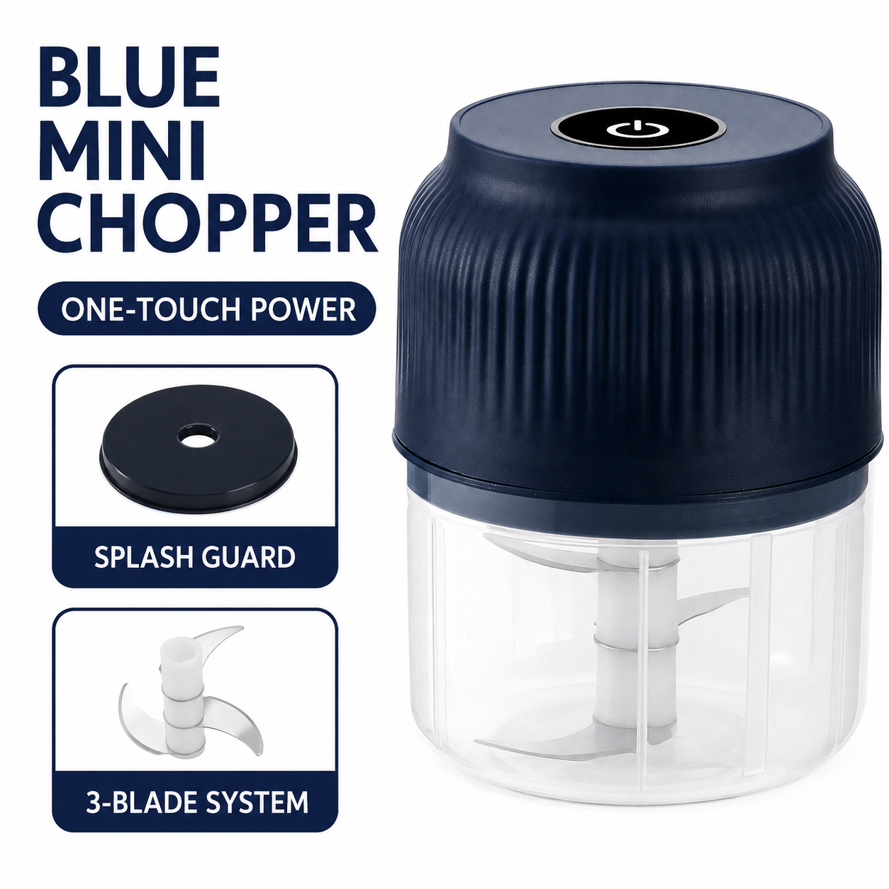 🔥 50% OFF Today! Mini Electric Food Chopper — Chop Fresh Ingredients In Seconds ⚡
