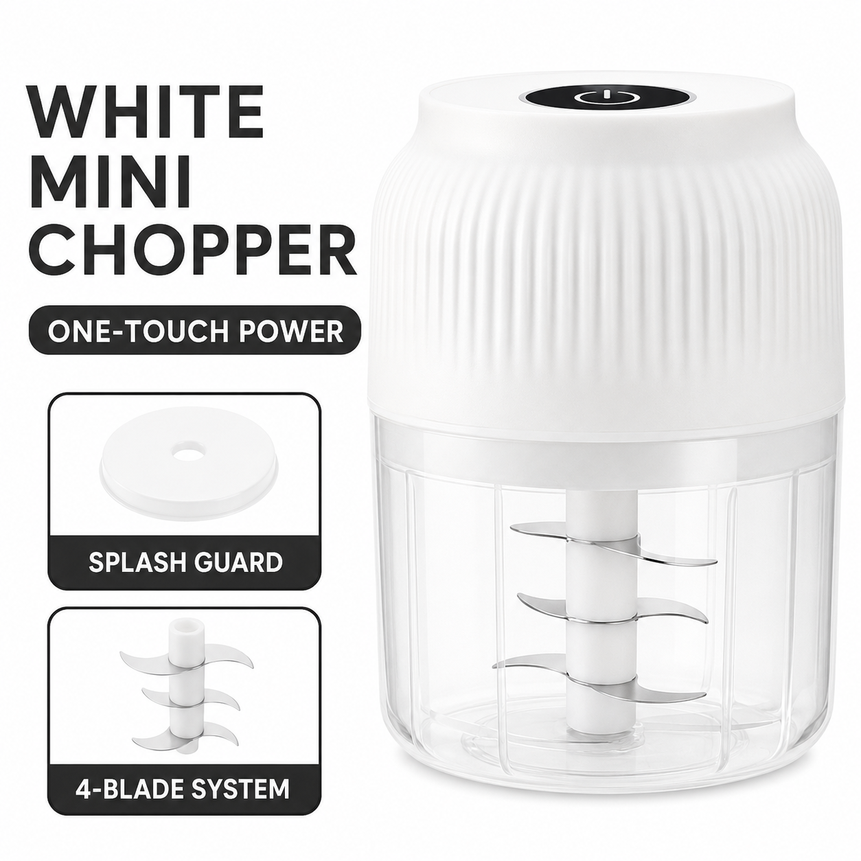 🔥 50% OFF Today! Mini Electric Food Chopper — Chop Fresh Ingredients In Seconds ⚡