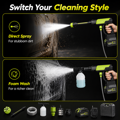 🔥 48% OFF 1200 PSI Pressure Washer – Dual 6500mAh Battery Kit