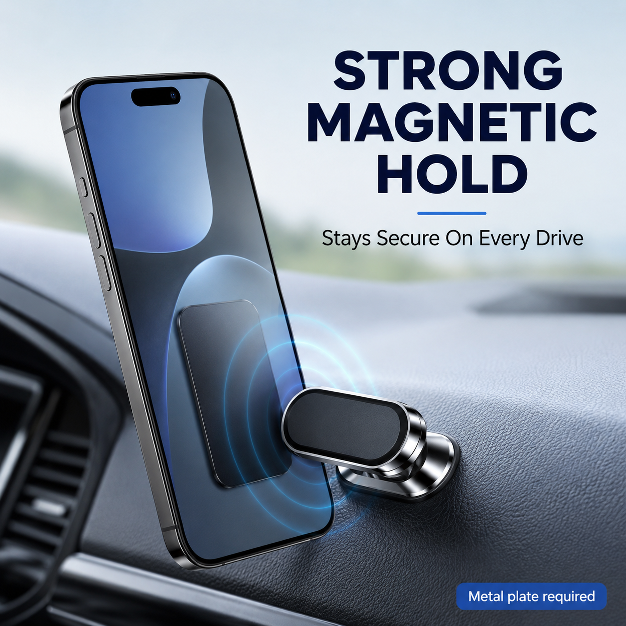 🚗 49% OFF Today: Upgrade Your Drive With A Secure Magnetic Phone Mount