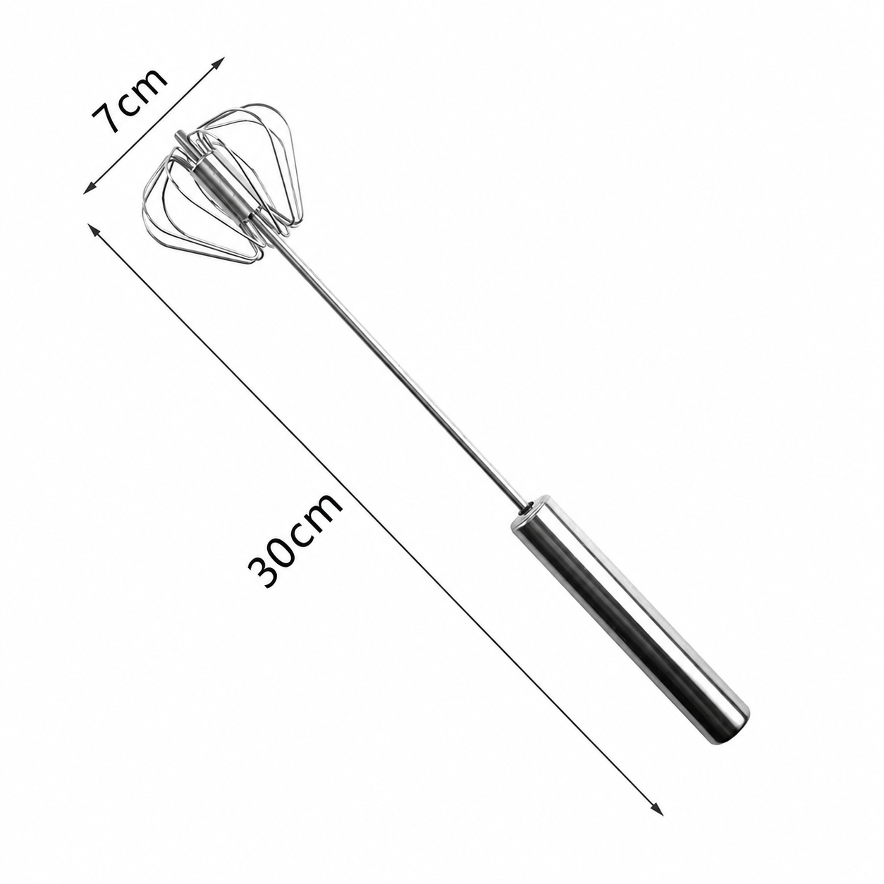 🔥 50% OFF Today 🥚 Semi-Automatic Push-Down Egg Whisk – Mix Faster With Less Effort ✨