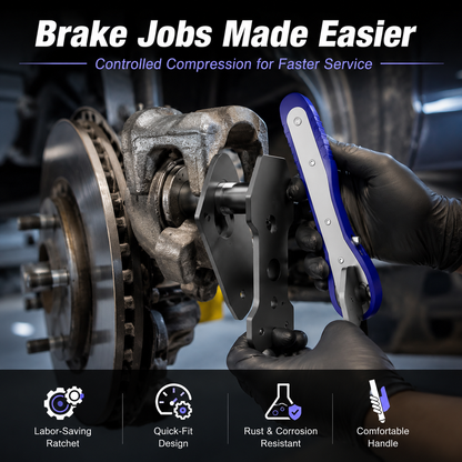 🔥 50% OFF 360° Rotating Ratchet Wrench 🛠️ Easier Brake Caliper Service