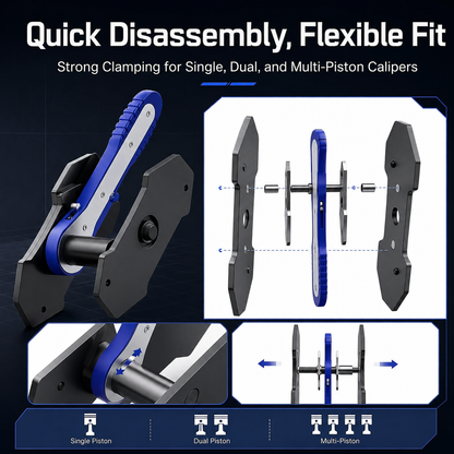 🔥 50% OFF 360° Rotating Ratchet Wrench 🛠️ Easier Brake Caliper Service