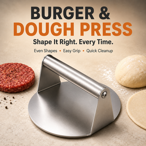 ✨ 50% OFF Burger & Dough Press 🍔