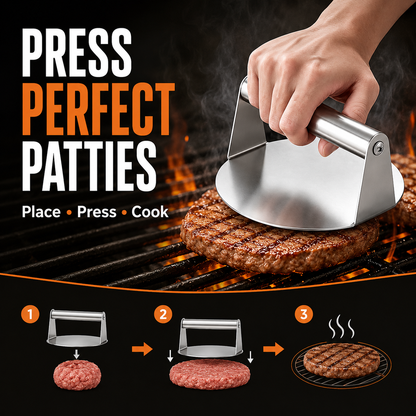 ✨ 50% OFF Burger & Dough Press 🍔
