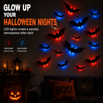 🦇 BatGlow™ 3D LED Bat Wall Decor