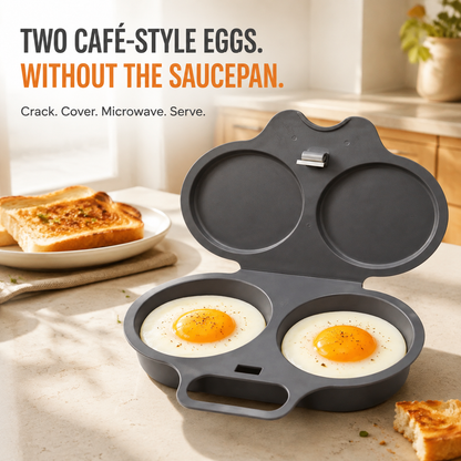 🍳 48% OFF Quick Egg Cooker – Make 2 Perfect Eggs Fast Without Pots, Pans & Mess
