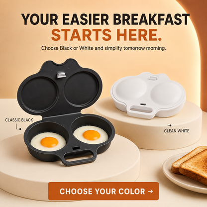 🍳 48% OFF Quick Egg Cooker – Make 2 Perfect Eggs Fast Without Pots, Pans & Mess