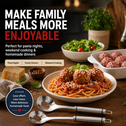 🍝 50% OFF Today ✨ 304 Stainless Steel Meatball Maker Spoon