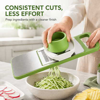 🔥 49% OFF 5-in-1 Kitchen Slicer 🥕 Slice, Shred & Prep with Less Effort