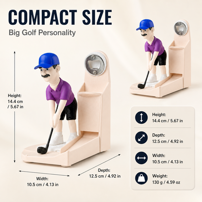 3D Interactive Golf Bottle Opener – Pop, Drop & Putt