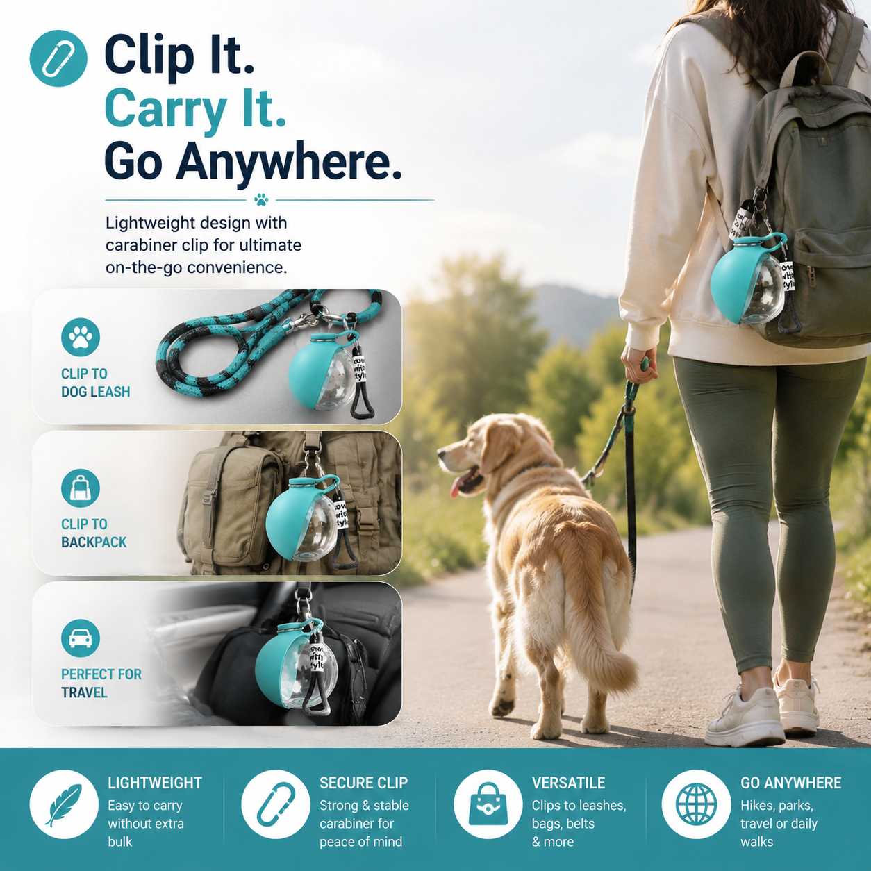 The Dog Water Bottle That Makes Every Walk Better